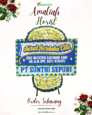 Papan Bunga Duka di Sirets